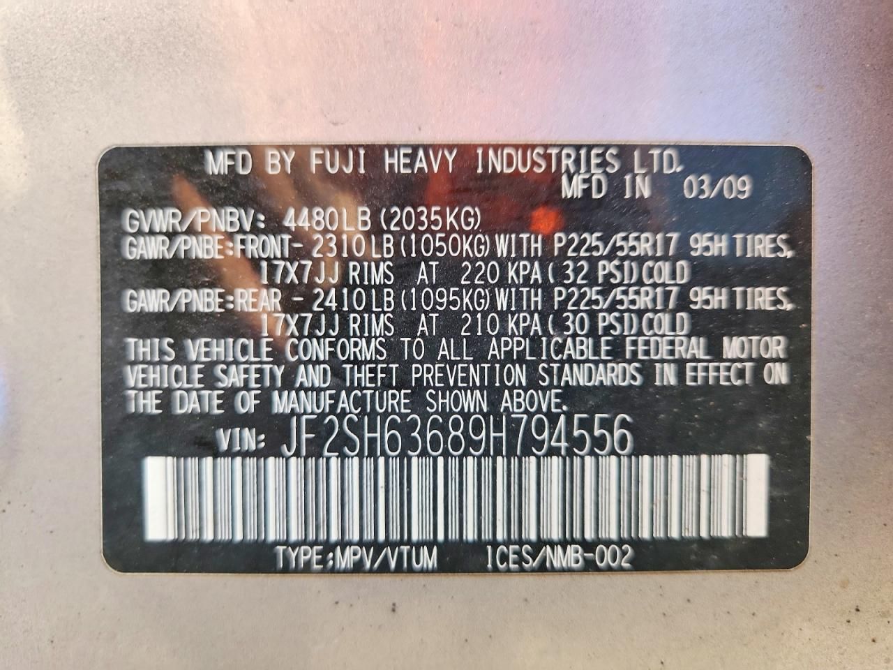 2009 Subaru Forester 2.5x Premium