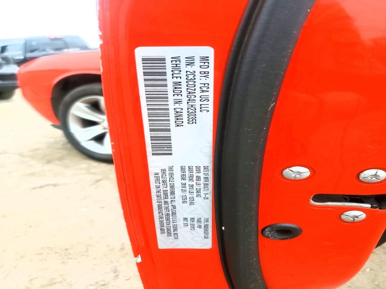 2020 Dodge Challenger sxt