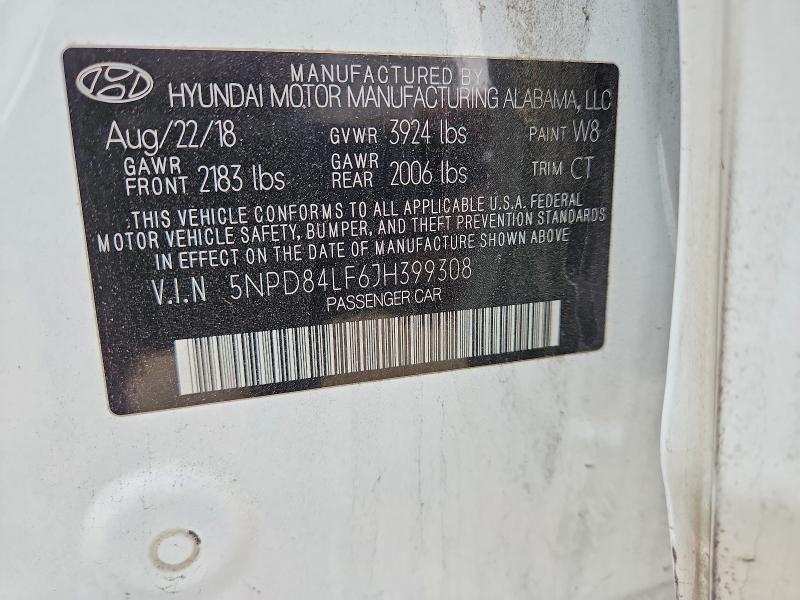 2018 Hyundai Elantra sel