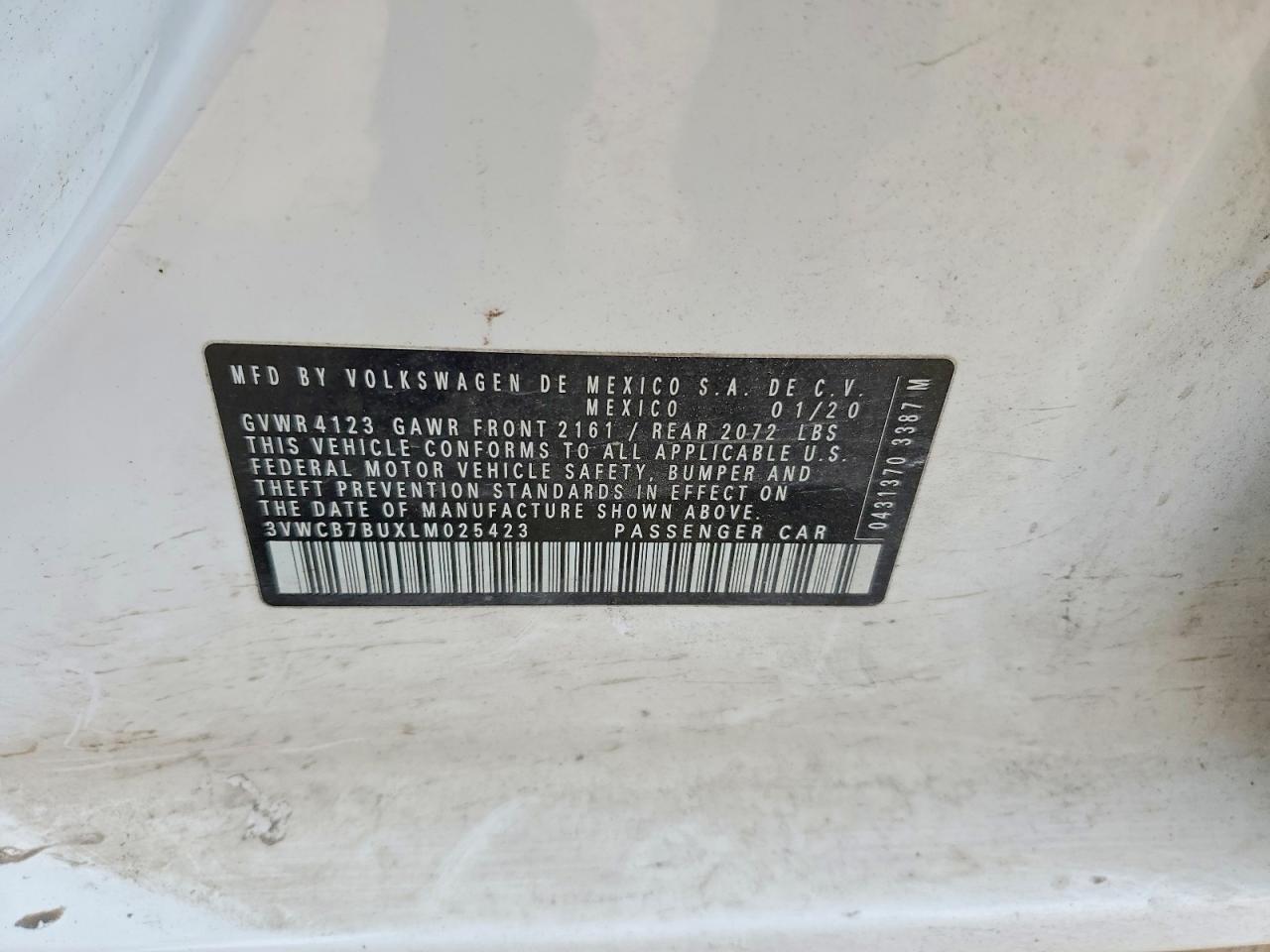 2020 Volkswagen Jetta s
