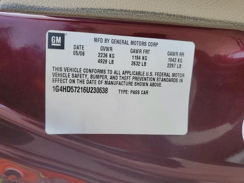 2006 Buick Lucerne cxl