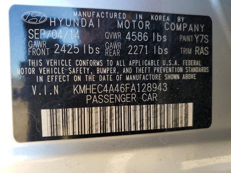 2015 Hyundai Sonata Hybrid Limited
