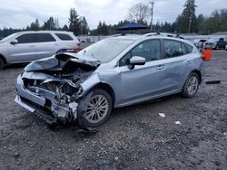 Salvage cars for sale from Copart Spanaway, WA: 2017 Subaru Impreza Premium