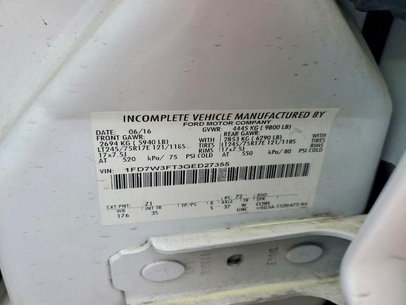 2016 Ford F350 Super Duty Utility / Service Truck