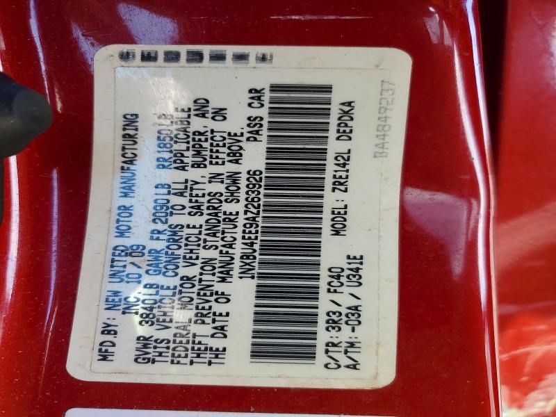 2010 Toyota Corolla Base