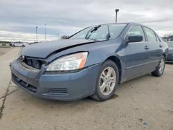 Salvage cars for sale from Copart Sacramento, CA: 2007 Honda Accord se