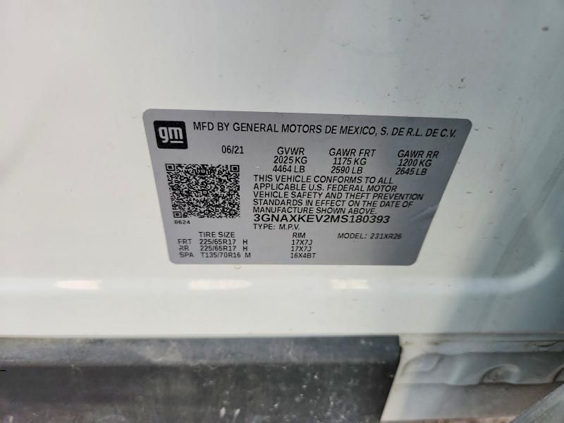 2021 Chevrolet Equinox lt