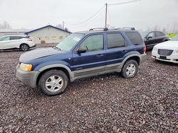 Salvage trucks for sale at Pekin, IL auction: 2002 Ford Escape XLT