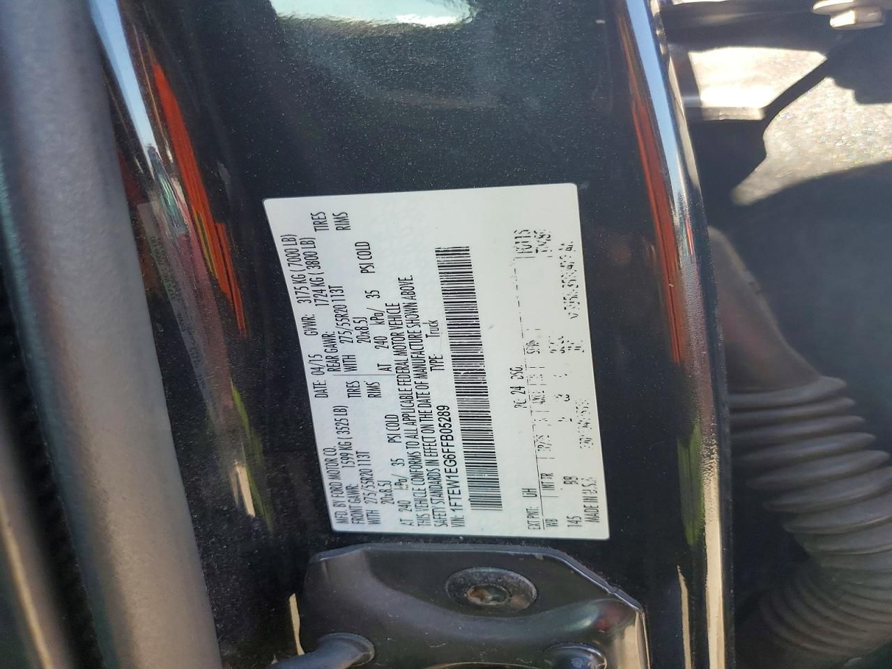 2015 Ford F150 Supercrew