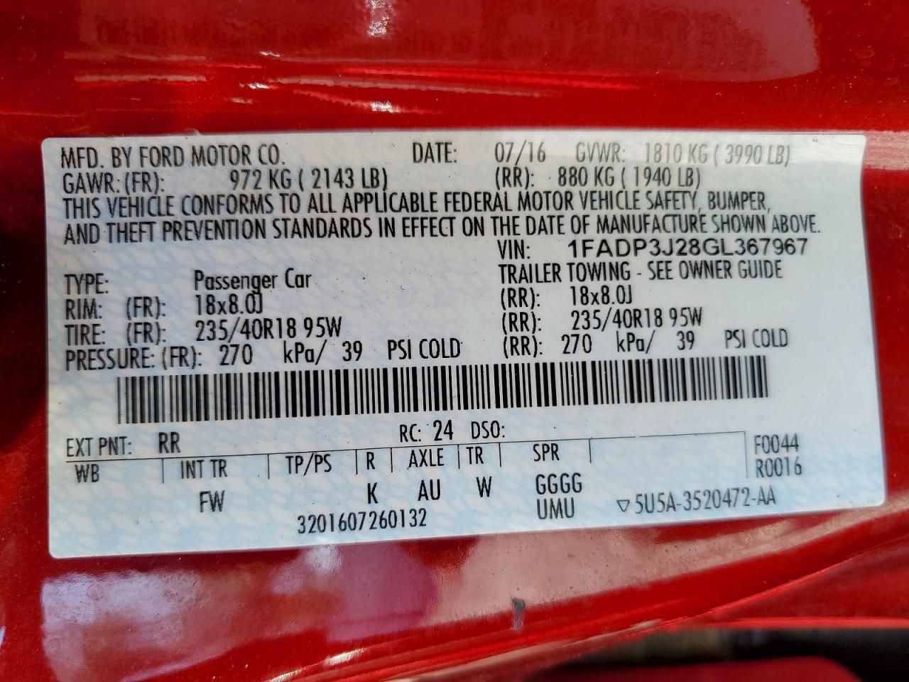 2016 Ford Focus Titanium