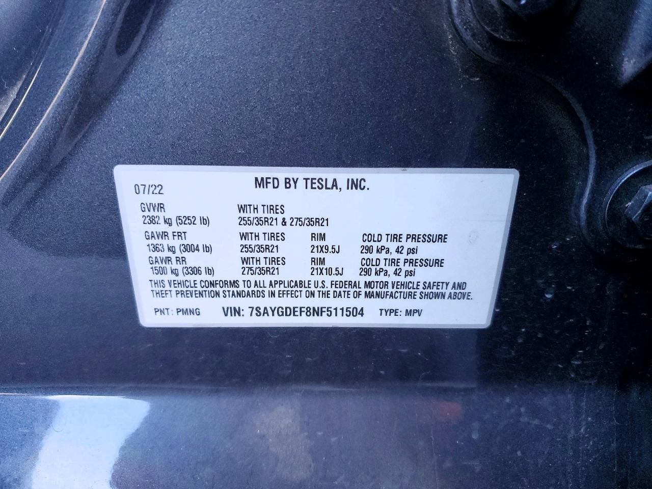 2022 Tesla Model y