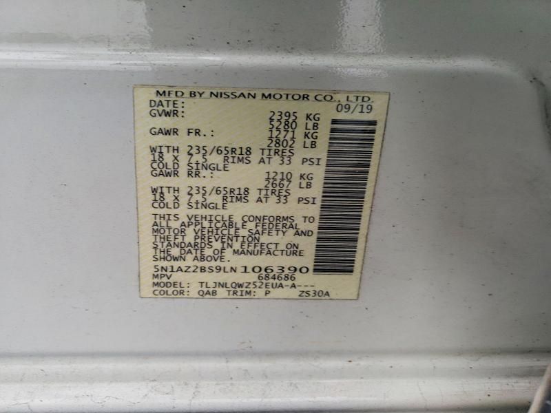 2020 Nissan Murano sv