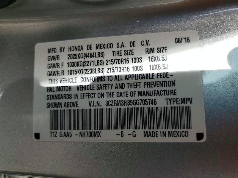 2016 Honda Cr-v lx