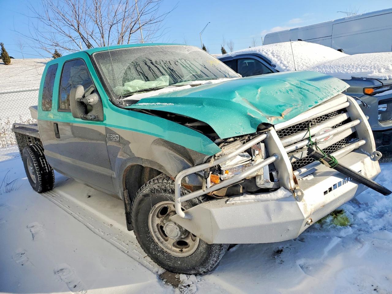 2000 Ford F350 Super Duty Flatbed Truck