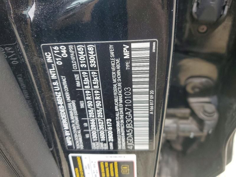 2016 Mercedes-Benz Gle 350