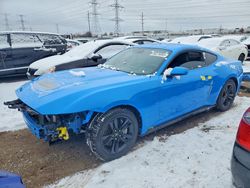 Salvage cars for sale from Copart Elgin, IL: 2024 Ford Mustang gt