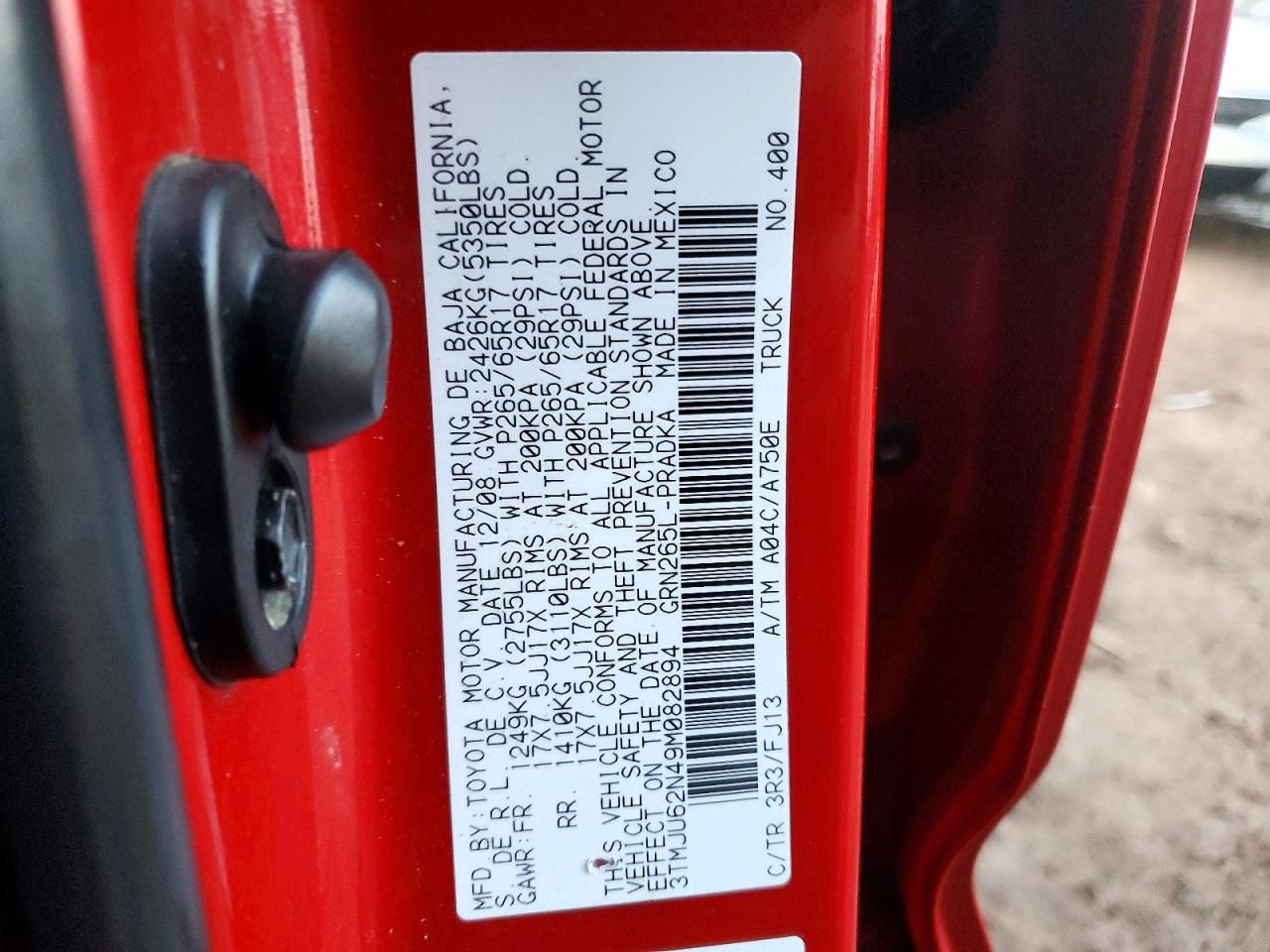 2009 Toyota Tacoma Double cab Prerunner