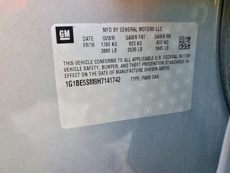 2017 Chevrolet Cruze lt