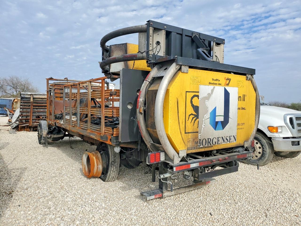 2024 Mack MD Flatbed Truck With Crash Attenuator