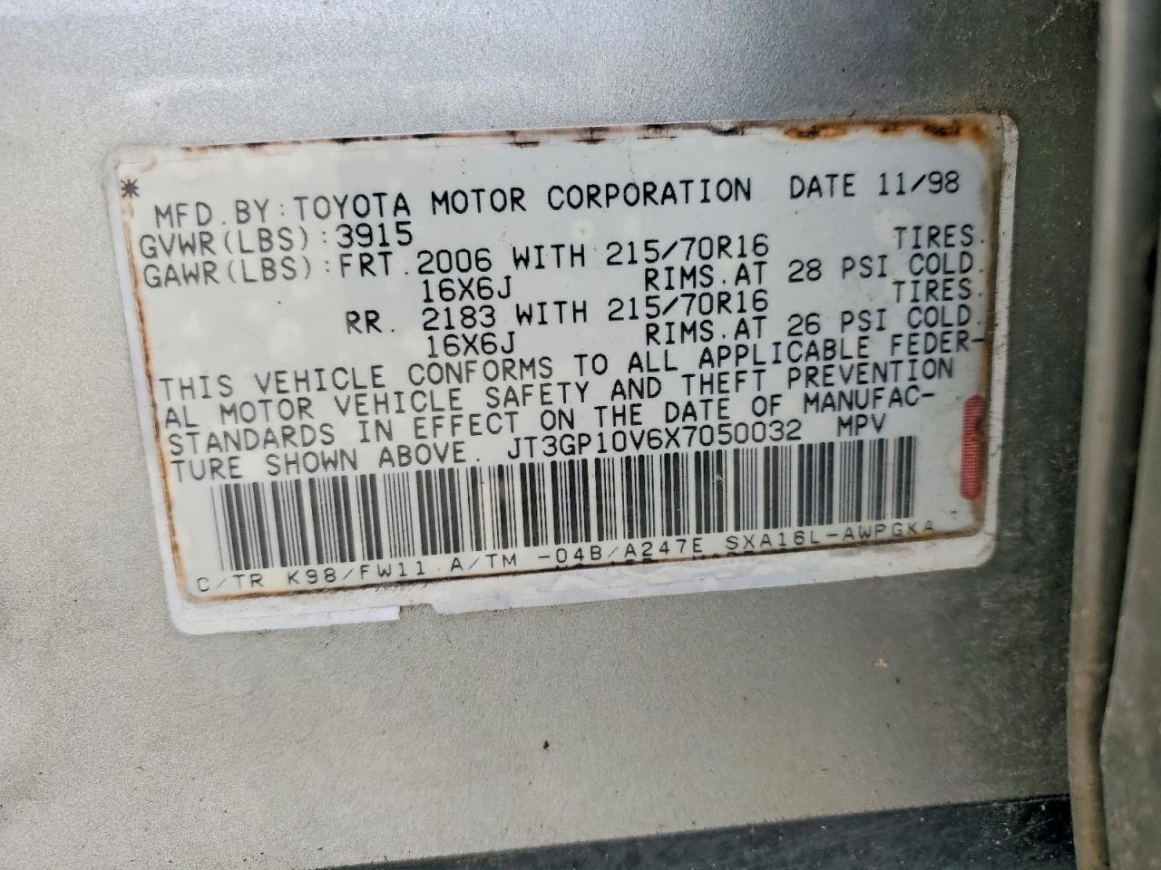 1999 Toyota Rav4