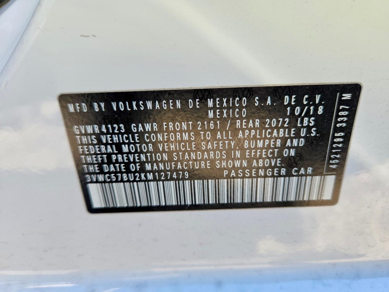 2019 Volkswagen Jetta s