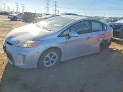 Salvage cars for sale from Copart Elgin, IL: 2013 Toyota Prius