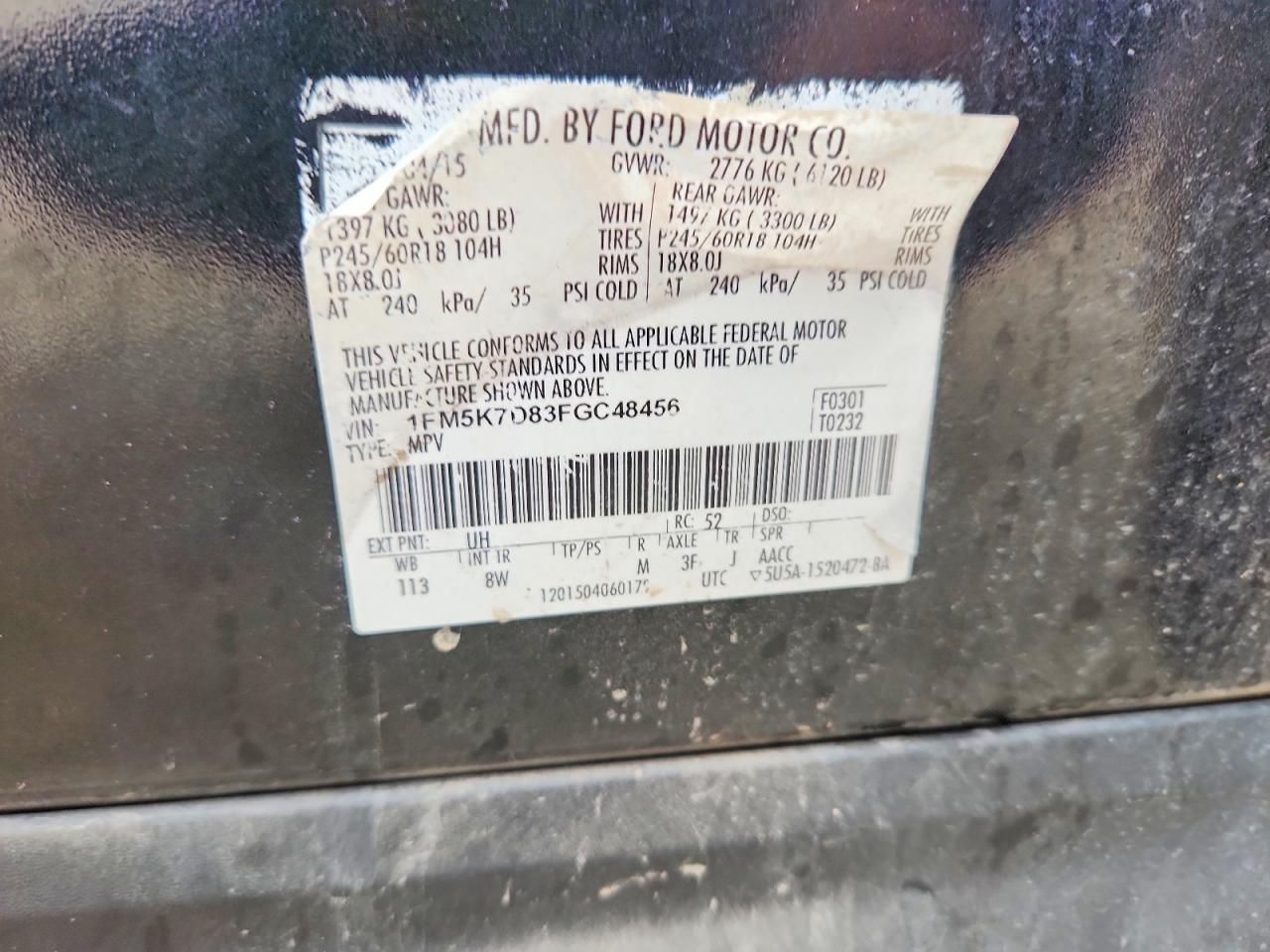 2015 Ford Explorer xlt