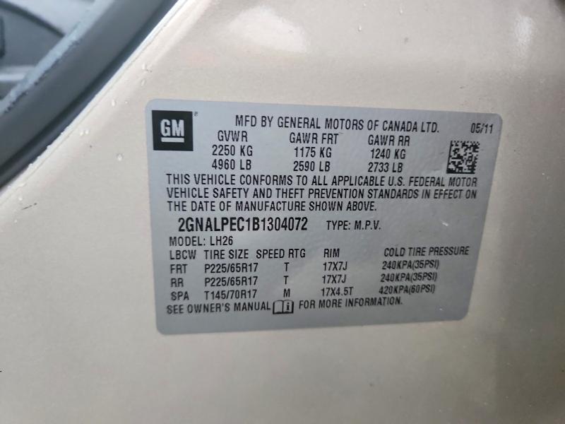 2011 Chevrolet Equinox lt