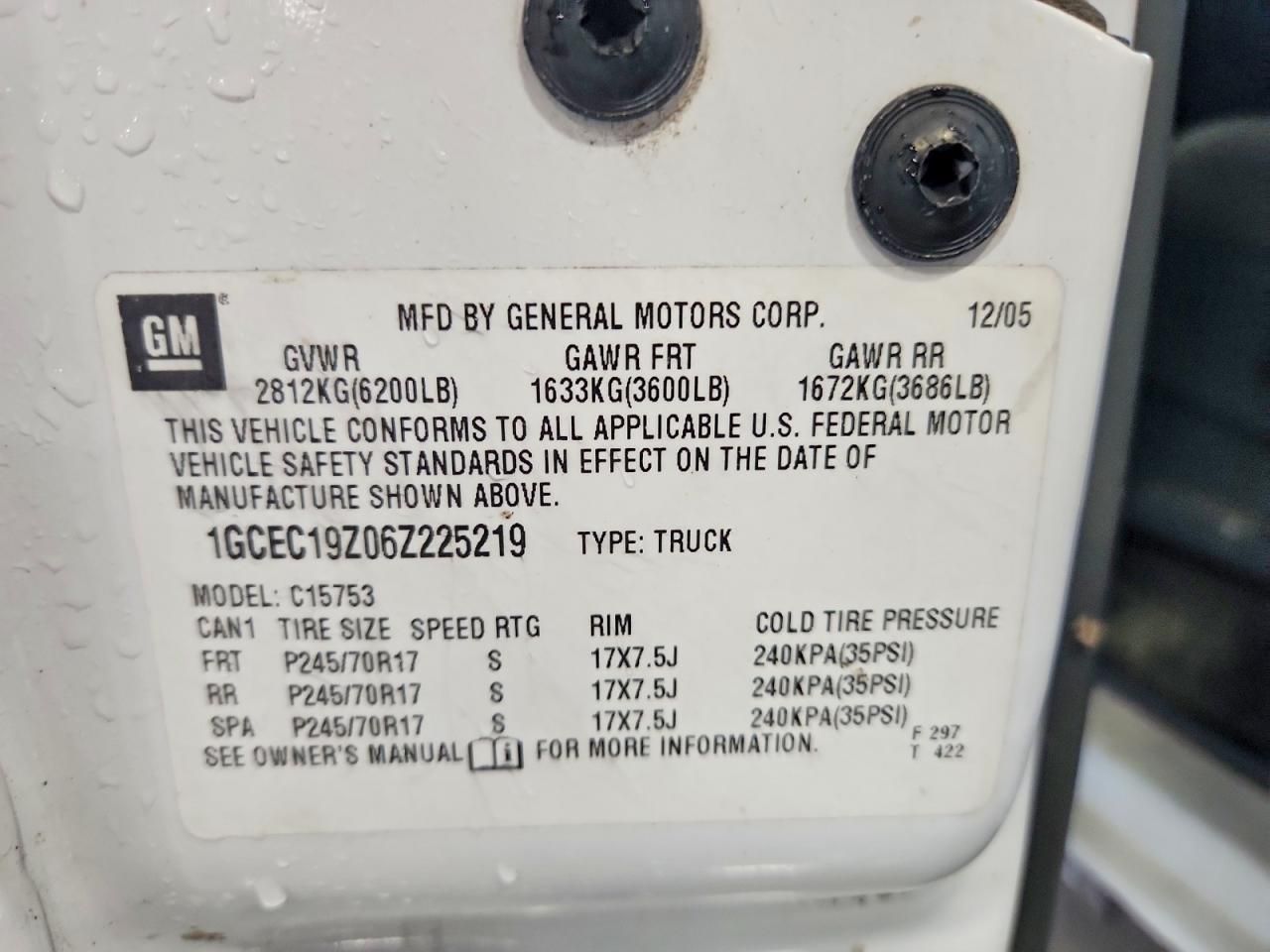 2006 Chevrolet Silverado C1500