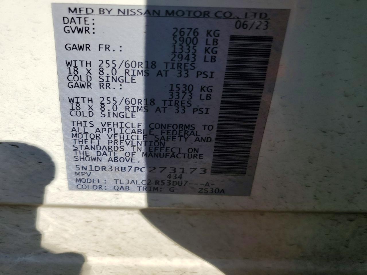 2023 Nissan Pathfinder sv