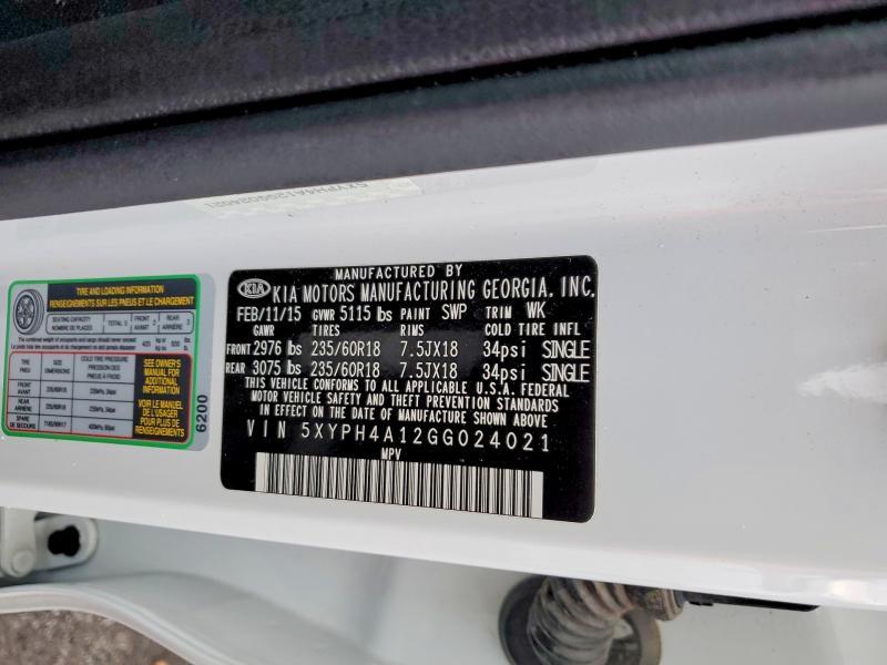 2016 KIA Sorento ex