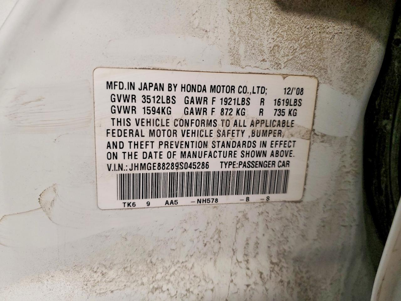 2009 Honda FIT