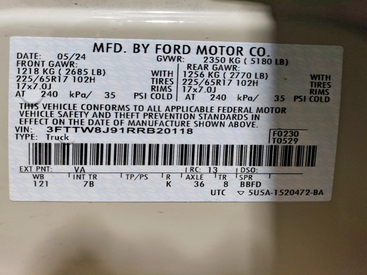 2024 Ford Maverick xlt