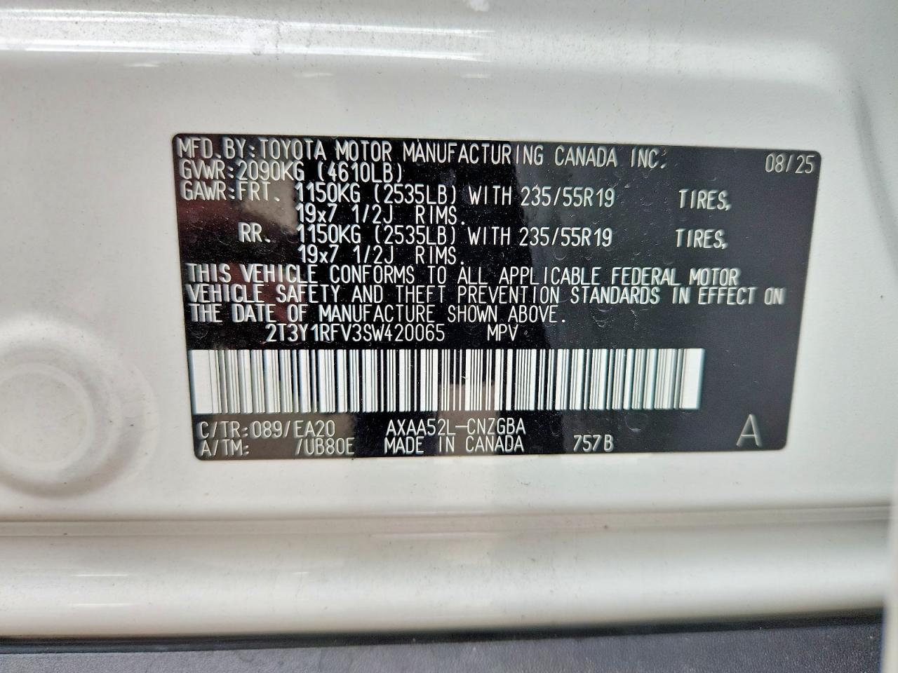 2025 Toyota Rav4 Limited