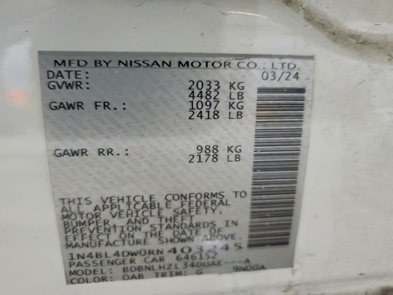 2024 Nissan Altima sv