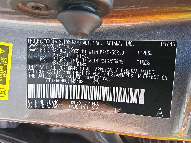 2016 Toyota Highlander Limited