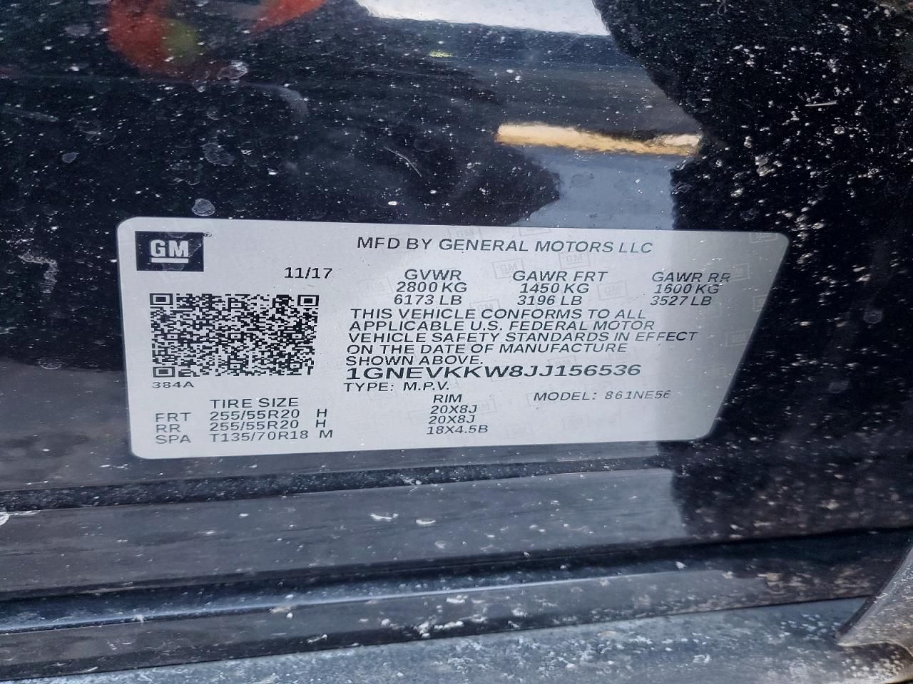 2018 Chevrolet Traverse High Country