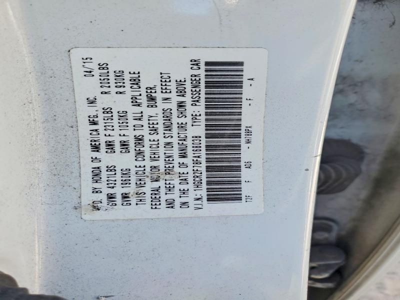 2015 Honda Accord ex