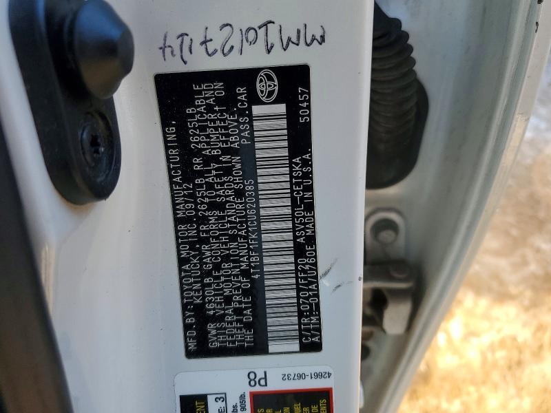 2012 Toyota Camry Base