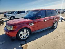 Land Rover salvage cars for sale: 2006 Land Rover Range Rover Sport hse