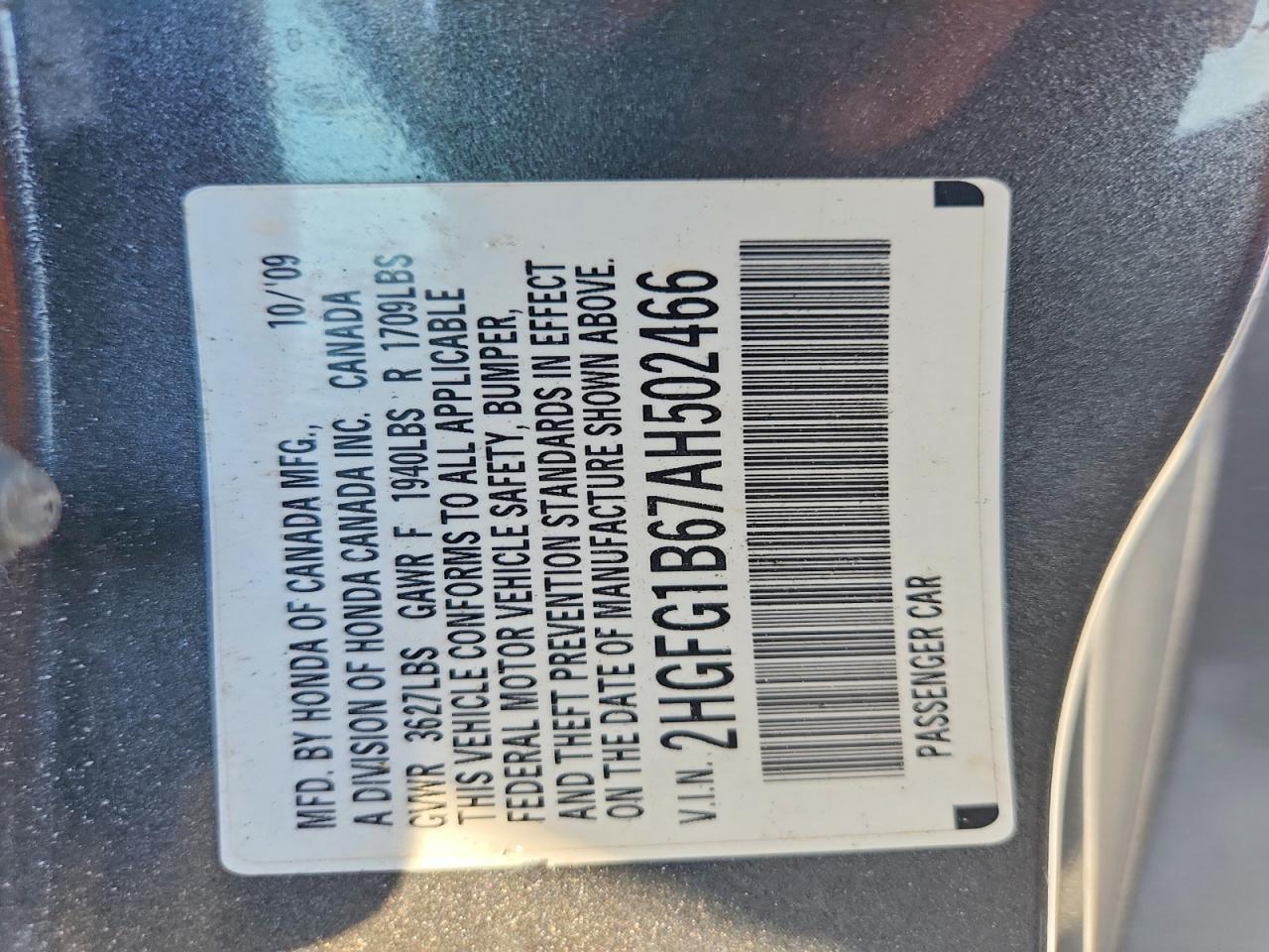 2010 Honda Civic lx