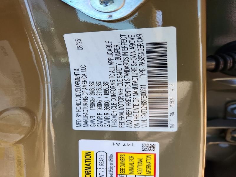 2026 Honda Civic Sport