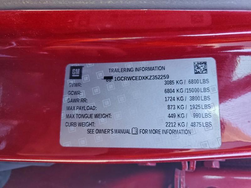 2019 Chevrolet Silverado C1500 lt