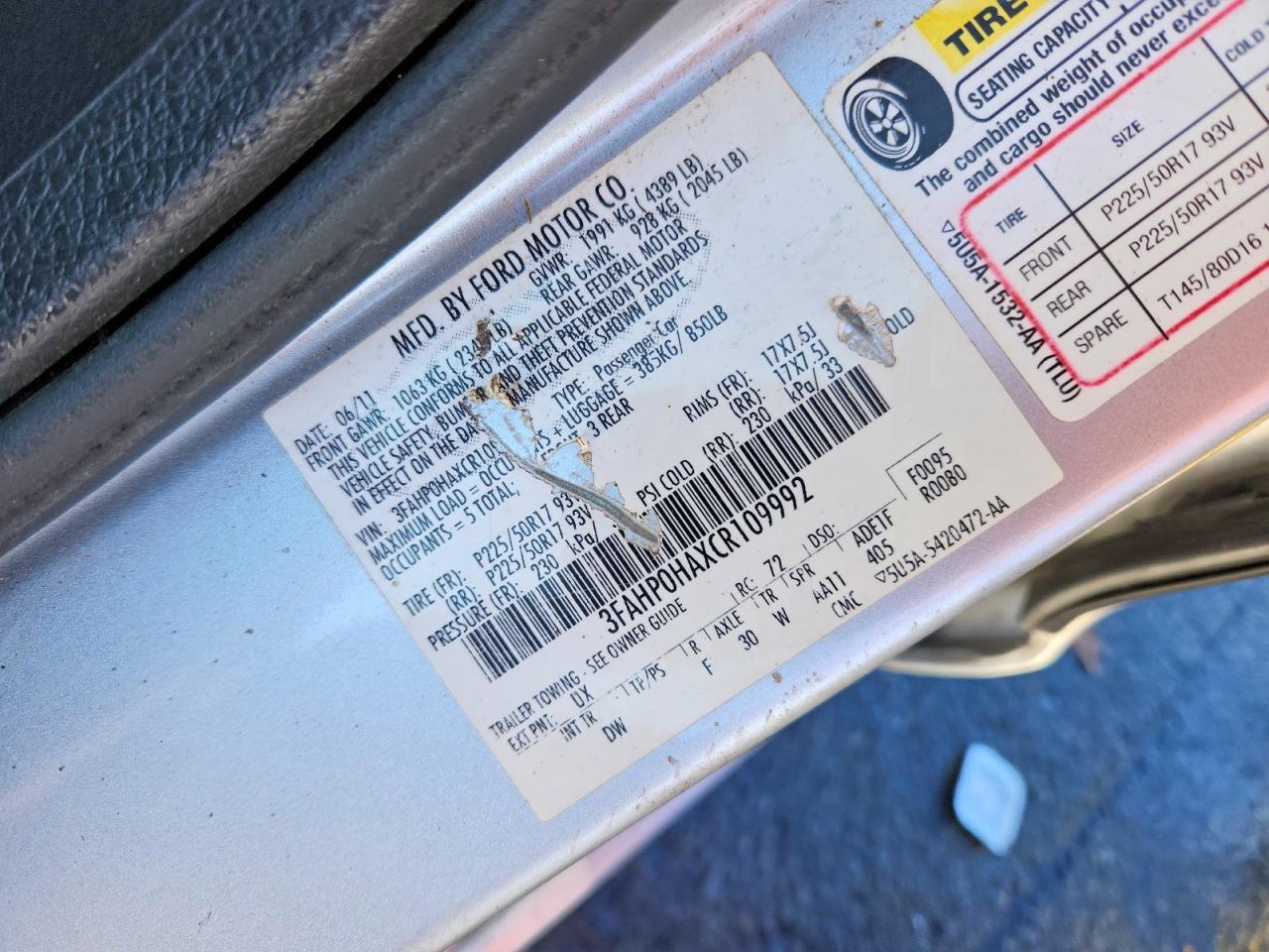 2012 Ford Fusion se