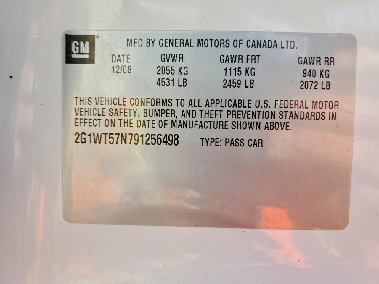 2009 Chevrolet Impala 1LT