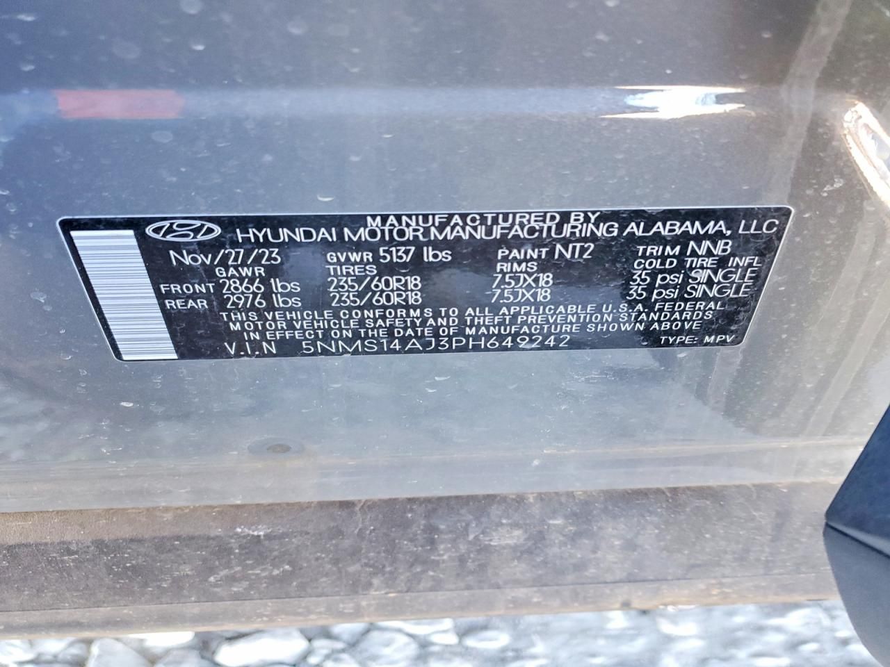 2023 Hyundai Santa fe se