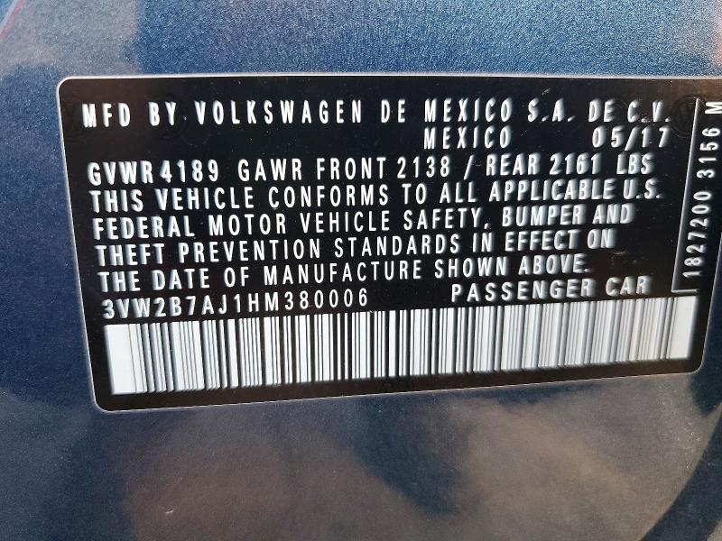 2017 Volkswagen Jetta s