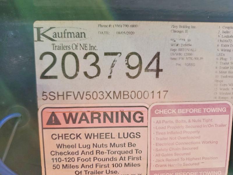 2021 Kaufman Car Carrier