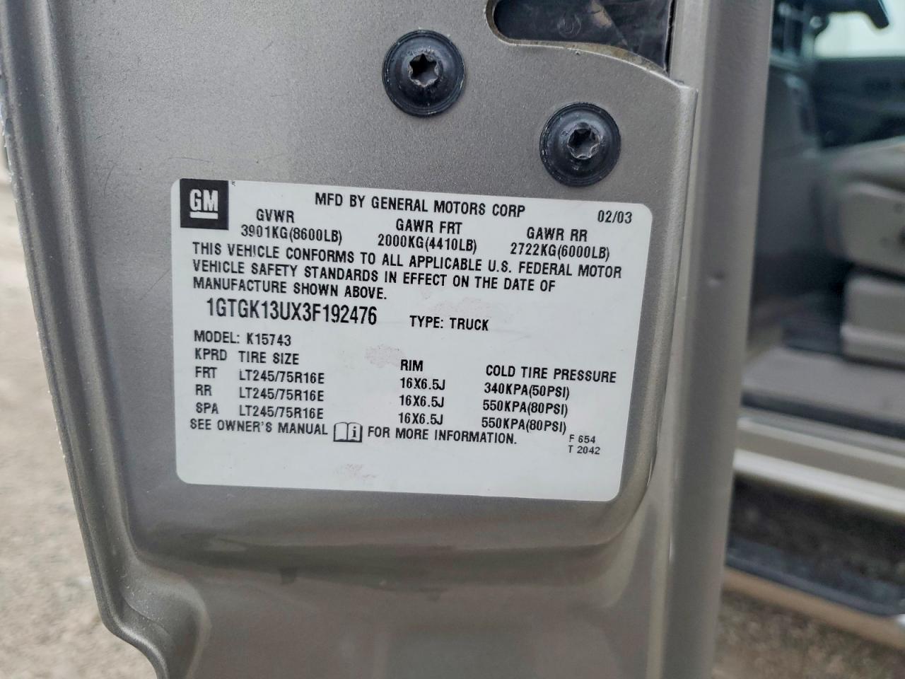 2003 GMC Sierra K1500 Heavy Duty