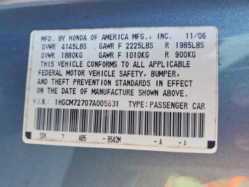 2007 Honda Accord ex